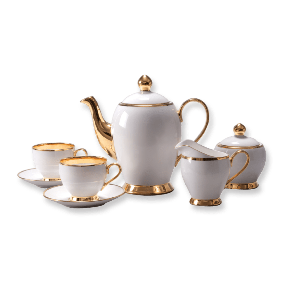 Чайные и кофейные сервизы. Набор чашек с чайником. Чайный набор с чайником и чашками. Кофейный сервиз белый. Сервизы для детей